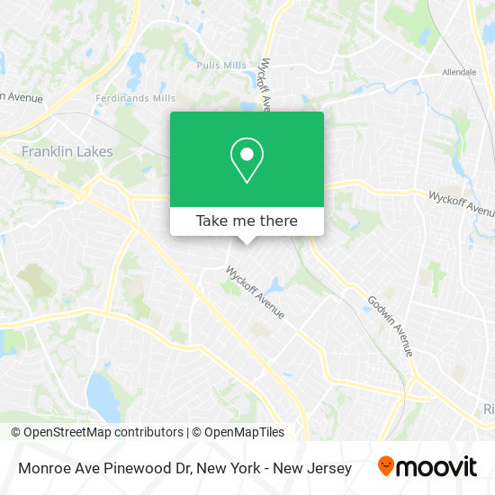 Mapa de Monroe Ave Pinewood Dr