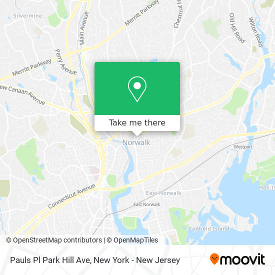 Mapa de Pauls Pl Park Hill Ave
