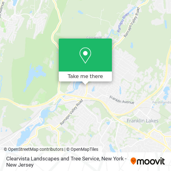 Clearvista Landscapes and Tree Service map