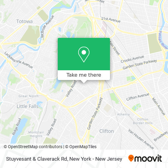 Stuyvesant & Claverack Rd map