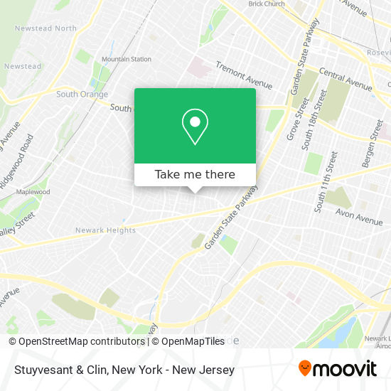 Stuyvesant & Clin map