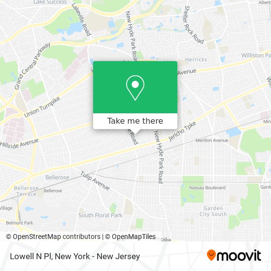 Mapa de Lowell N Pl