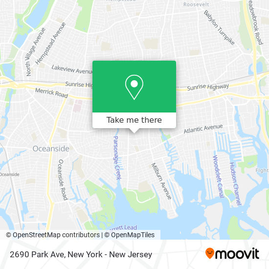 Mapa de 2690 Park Ave