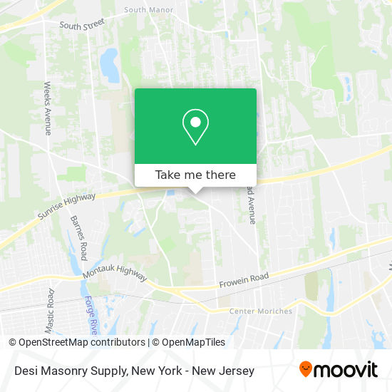 Desi Masonry Supply map