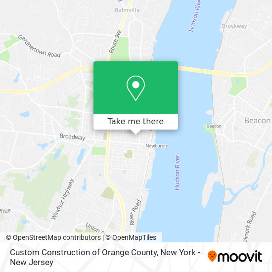 Custom Construction of Orange County map