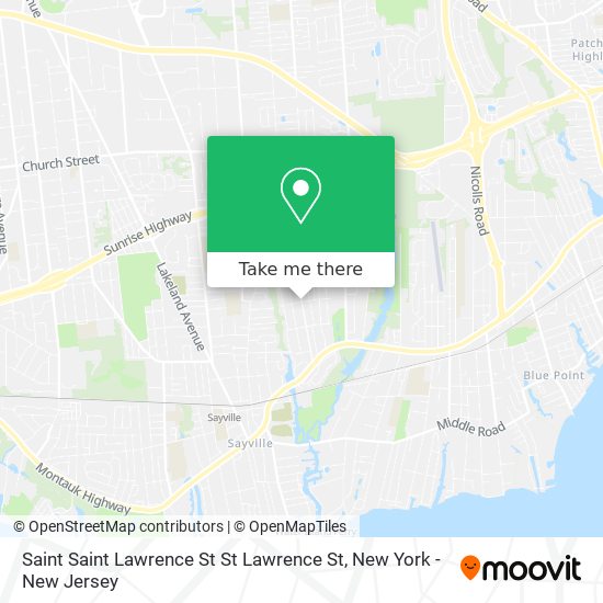 Saint Saint Lawrence St St Lawrence St map