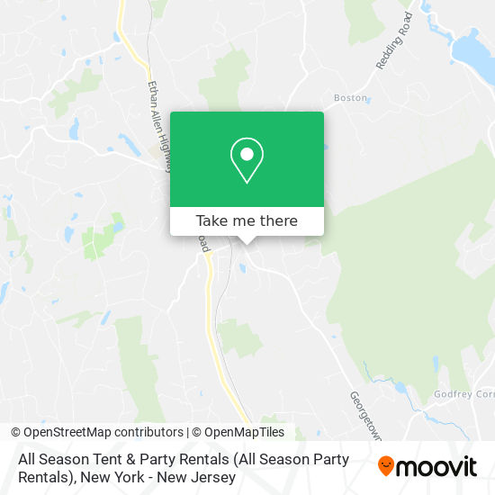 All Season Tent & Party Rentals map