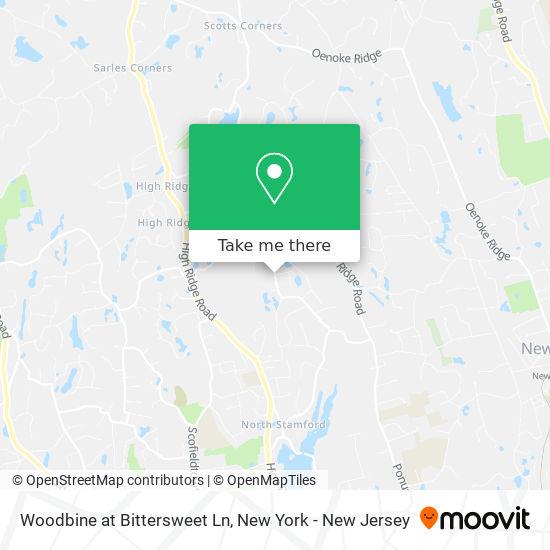 Woodbine at Bittersweet Ln map