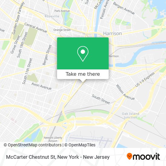 Mapa de McCarter Chestnut St