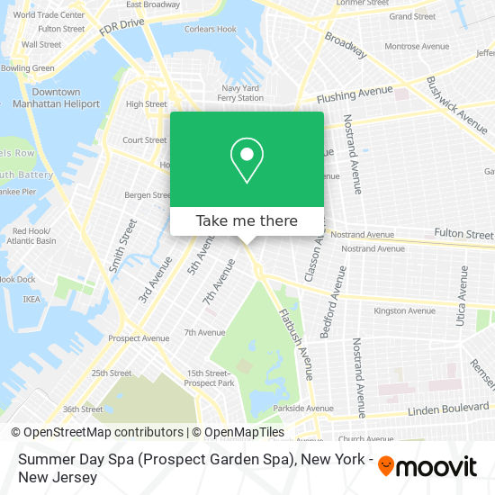 Summer Day Spa (Prospect Garden Spa) map