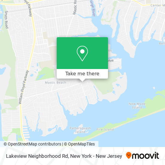 Lakeview Neighborhood Rd map