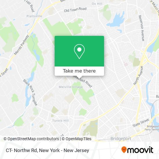 CT- Northw Rd map