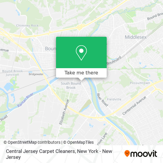 Mapa de Central Jersey Carpet Cleaners