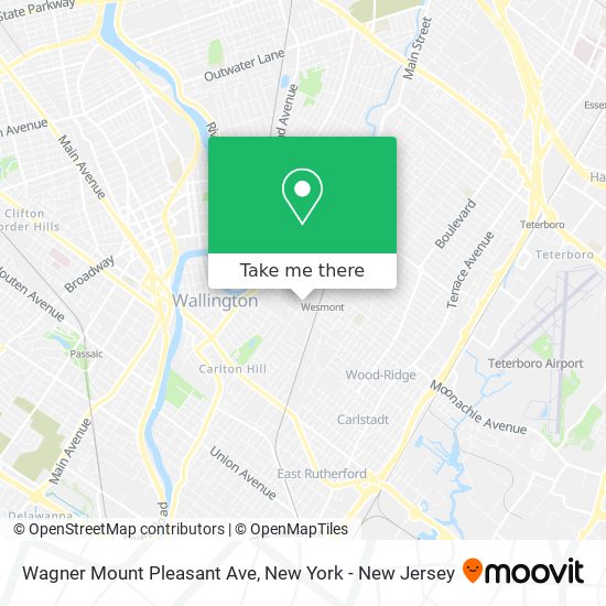 Mapa de Wagner Mount Pleasant Ave