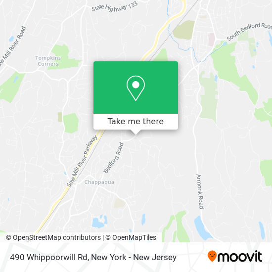 490 Whippoorwill Rd map