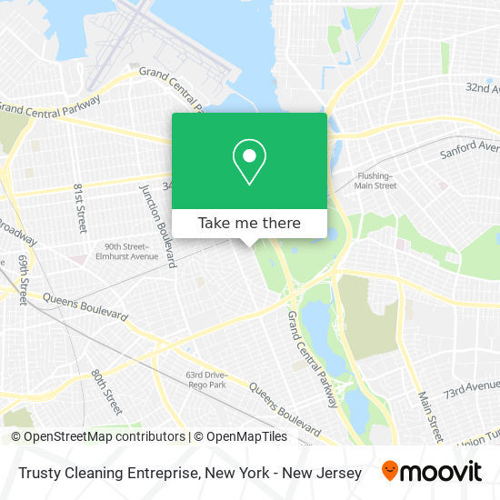 Mapa de Trusty Cleaning Entreprise