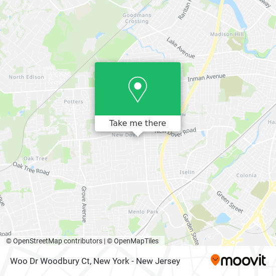 Mapa de Woo Dr Woodbury Ct