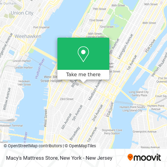 Macy's Mattress Store map