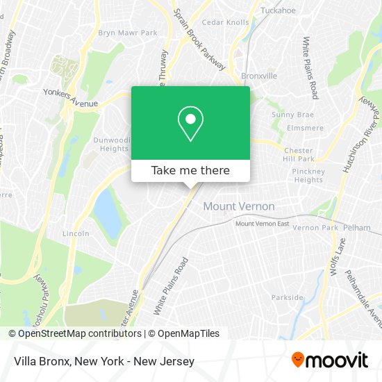 Villa Bronx map