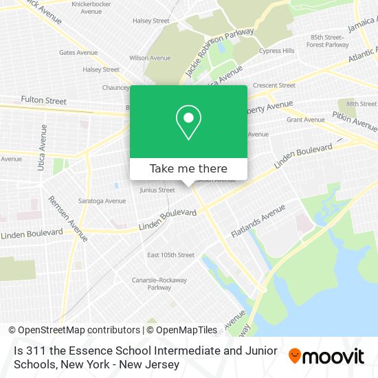 Is 311 the Essence School Intermediate and Junior Schools map