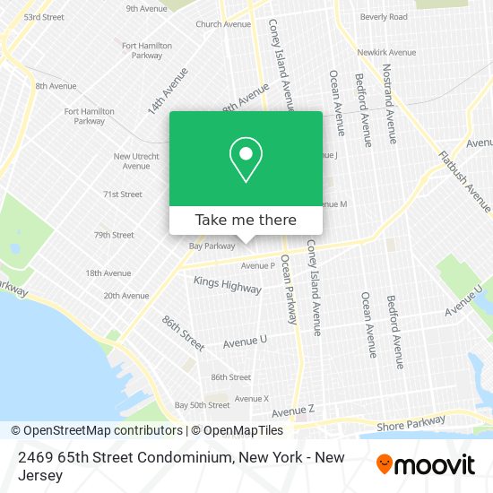 2469 65th Street Condominium map