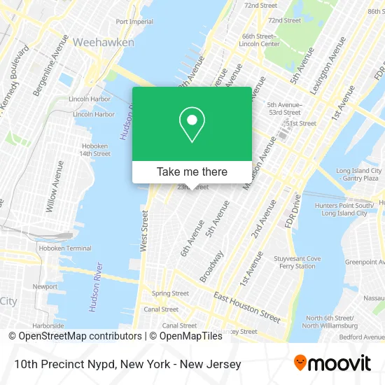 10th Precinct Nypd map