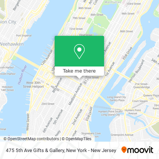 Mapa de 475 5th Ave Gifts & Gallery
