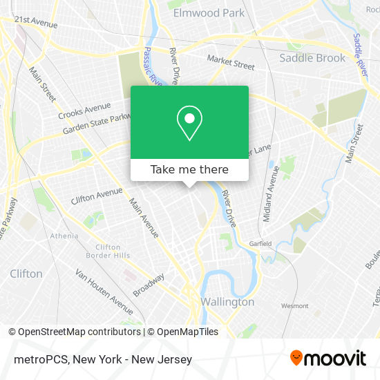 metroPCS map