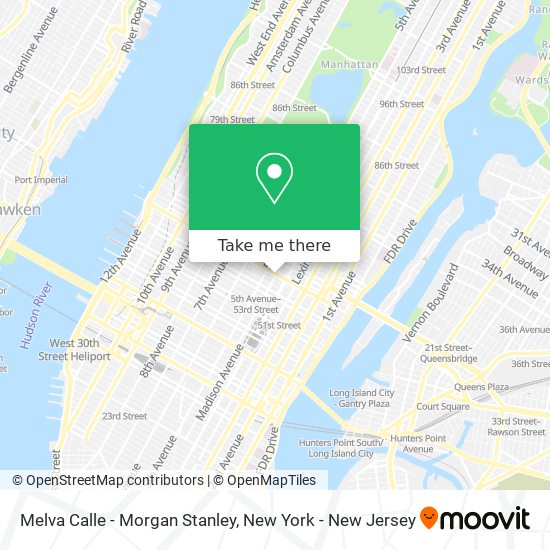 Mapa de Melva Calle - Morgan Stanley