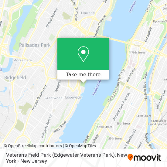 Veteran's Field Park map