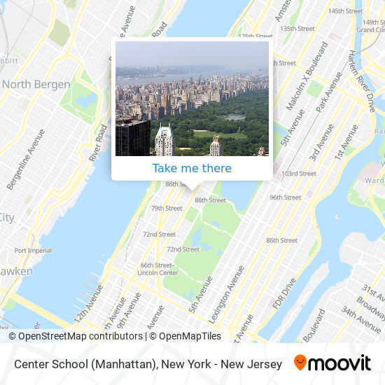 Center School (Manhattan) map