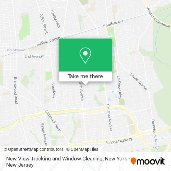 New View Trucking and Window Cleaning map