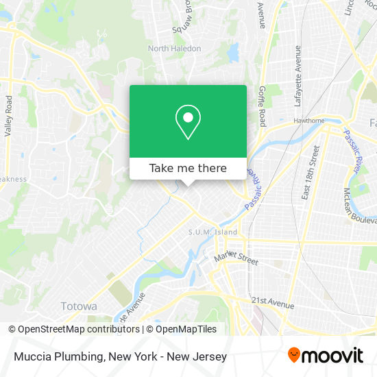 Mapa de Muccia Plumbing