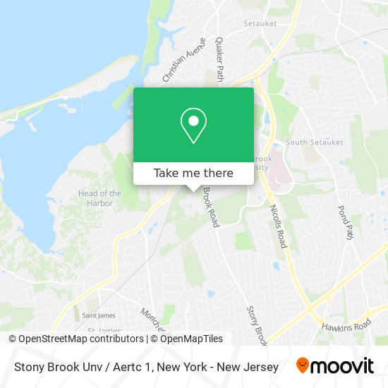 Stony Brook Unv / Aertc 1 map