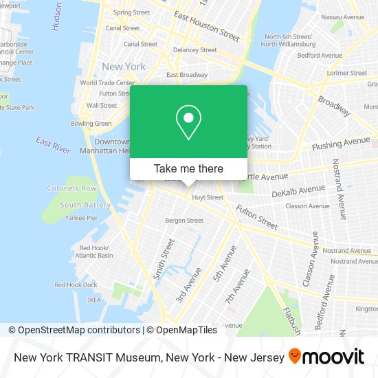 New York TRANSIT Museum map