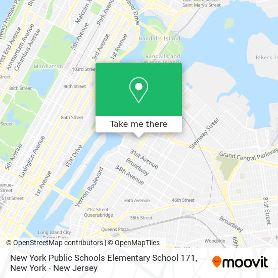 Mapa de New York Public Schools Elementary School 171