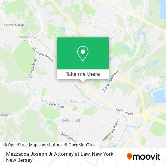 Mapa de Mezzacca Joseph Jr Attorney at Law