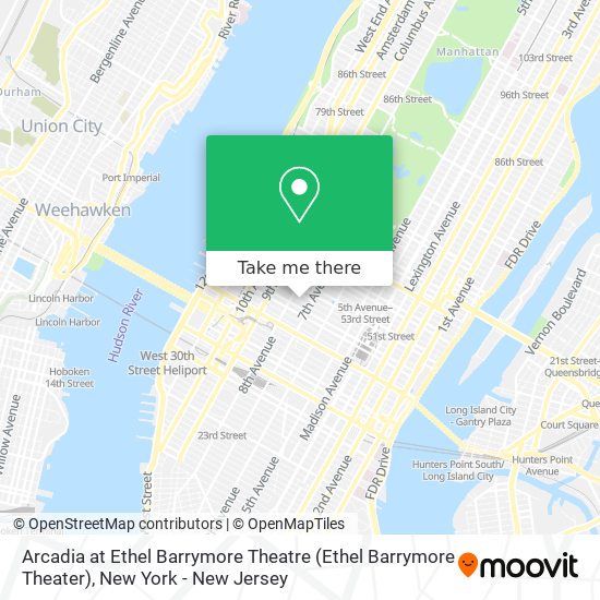 Arcadia at Ethel Barrymore Theatre (Ethel Barrymore Theater) map