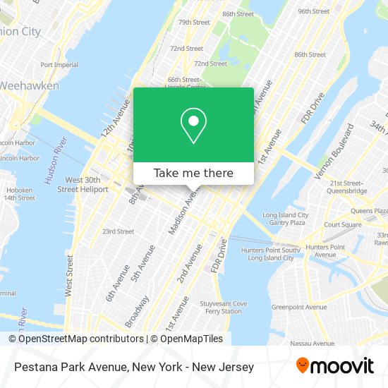 Pestana Park Avenue map