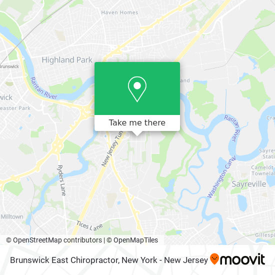 Brunswick East Chiropractor map