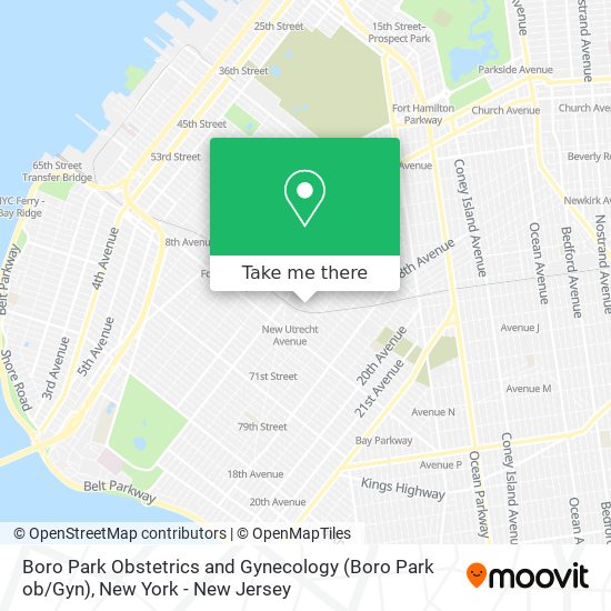 Boro Park Obstetrics and Gynecology (Boro Park ob / Gyn) map
