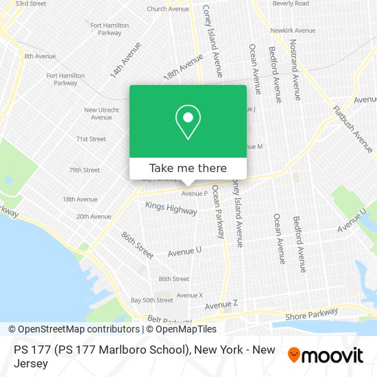 Mapa de PS 177 (PS 177 Marlboro School)
