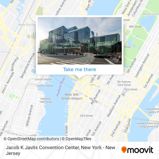 Mapa de Jacob K Javits Convention Center