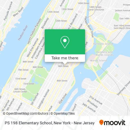 Mapa de PS 198 Elementary School