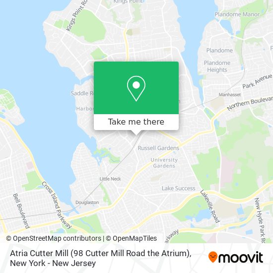 Atria Cutter Mill (98 Cutter Mill Road the Atrium) map