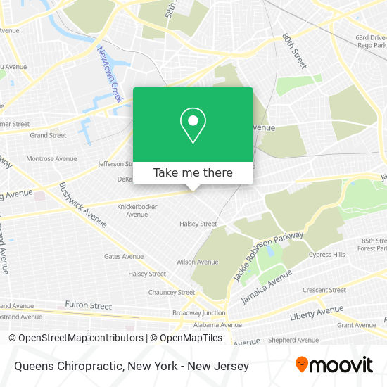 Mapa de Queens Chiropractic