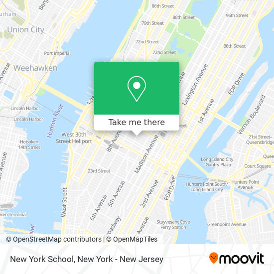 New York School map