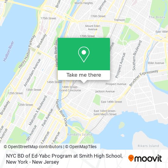 NYC BD of Ed-Yabc Program at Smith High School map