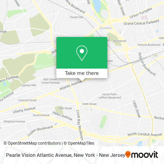 Mapa de Pearle Vision Atlantic Avenue