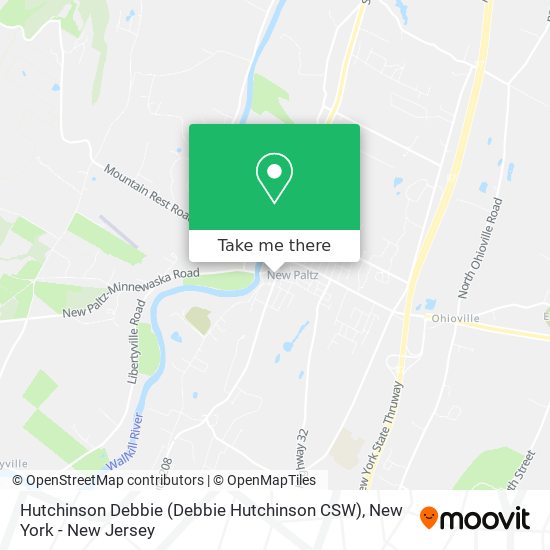 Hutchinson Debbie (Debbie Hutchinson CSW) map